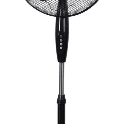 Wentylator MESKO, stojący, śr. 40cm, 90W, czarny