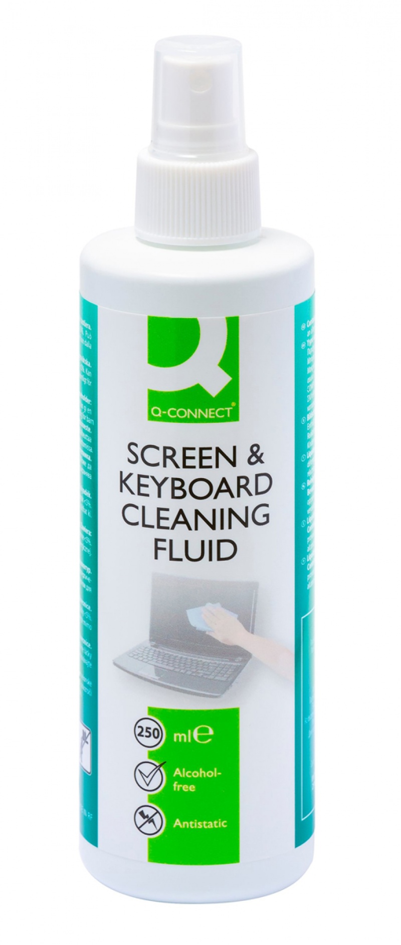 403071-17249-spray_do_czyszczenia_ekranow_tft_lcd_led_i_kl-800w-1 Spray do czyszczenia ekranów TFT/LCD/LED i klawiatur Q-CONNECT, 250ml - obrazek 1