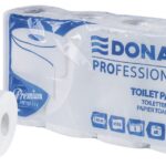 Papier toaletowy celulozowy DONAU PROFESSIONAL, 3-warstwowy, 150 listków, 8szt., biały