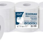 Papier toaletowy celulozowy DONAU PROFESSIONAL Jumbo, 2-warstwowy, 750 listków, 6szt., biały