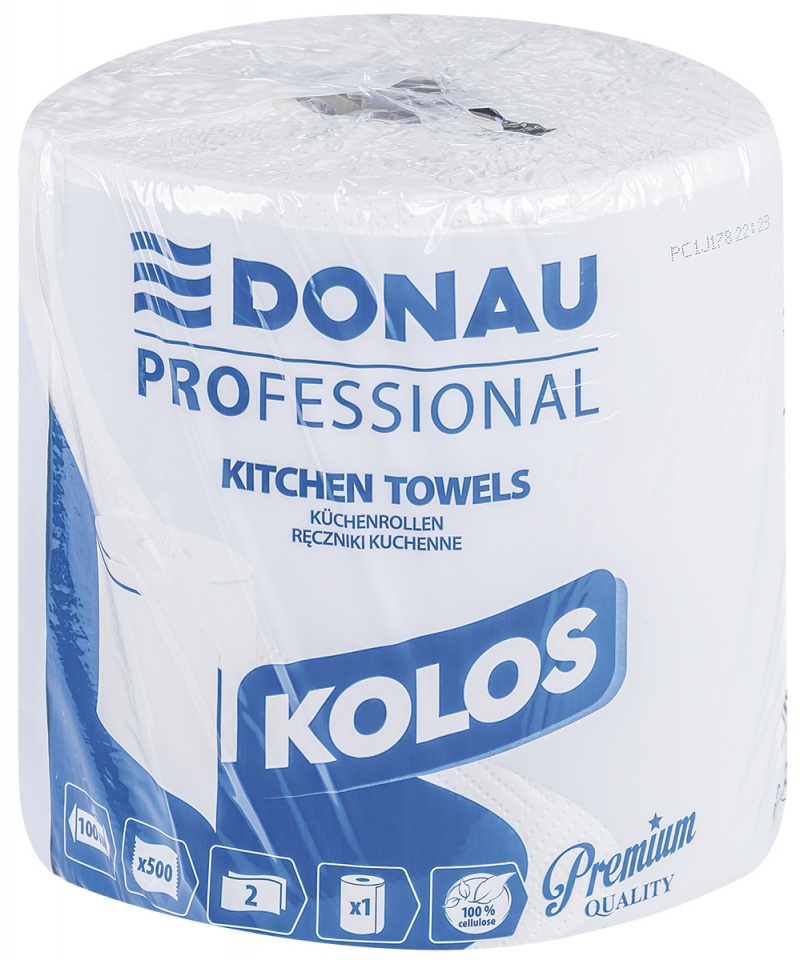 404575-414118-recznik_kuchenny_celulozowy_donau_profession-800w Ręcznik kuchenny celulozowy DONAU PROFESSIONAL Kolos, 2-warstwowy, 500 listków, 1szt., biały - obrazek 1