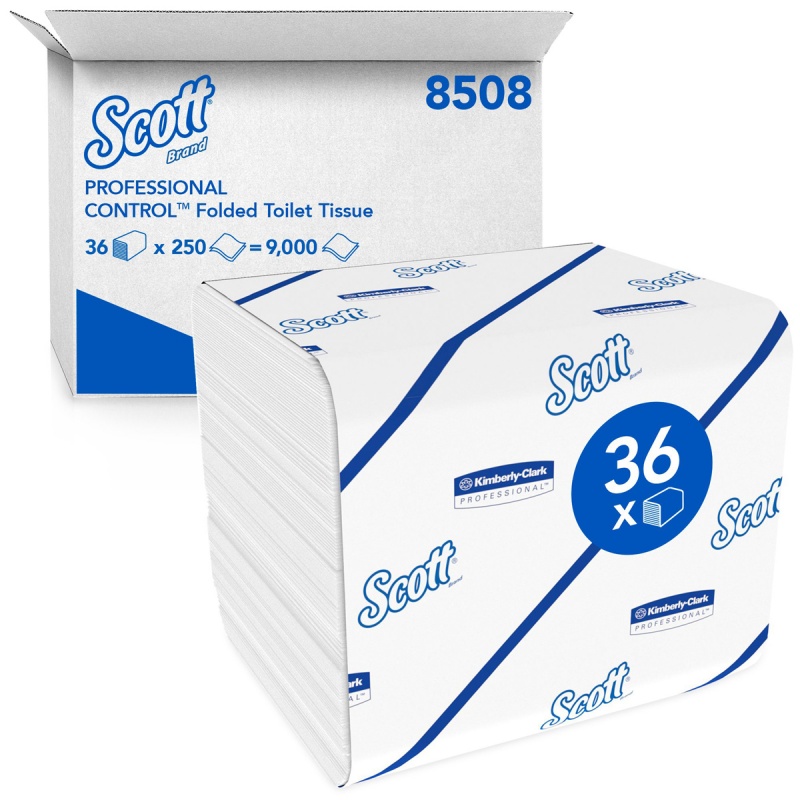 404580-414125-papier_toaletowy_skladany_scott_control_2_wa-800w Papier toaletowy składany SCOTT Control, 2-warstwowy, 18,6x11cm, 36x250 listków, biały - obrazek 1