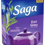 Herbata SAGA, czarna, Earl Grey, 75 torebek