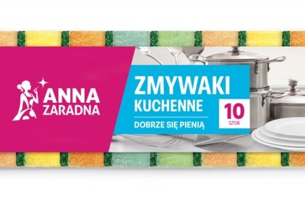 Zmywaki kuchenne ANNA ZARADNA, 10 szt., mix kolorów
