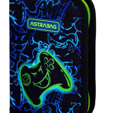 Piórnik pojedynczy dwuklapkowy bez wyposażenia ASTRABAG GAMING, AC1