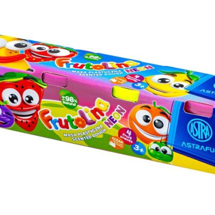 Masa plastyczna Frutolina zestaw Neon Astra Fun 100g. x 4 szt.