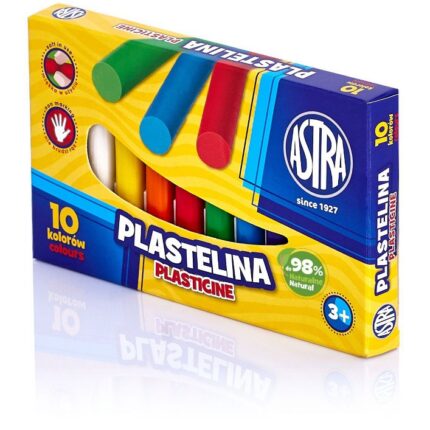 Plastelina Astra 10 kolorów