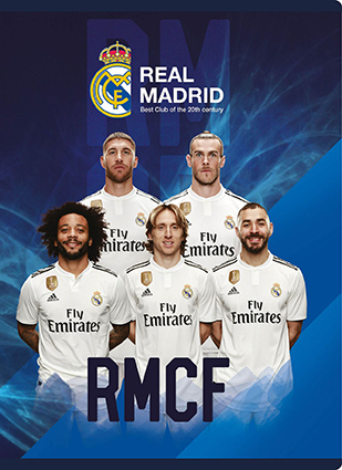 Zeszyt MO A5 32k linia FC Real Madrid 5 Zeszyt MO A5 32k linia FC Real Madrid 5 - obrazek 1
