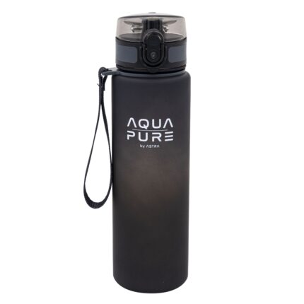 Bidon AQUA PURE by ASTRA 600 ml - grey/black