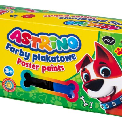 Farby plakatowe Astrino 8 kol x 20 ml