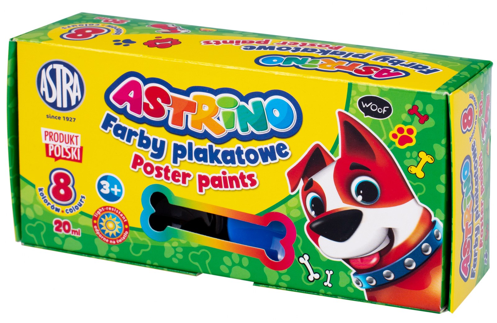 Farby plakatowe Astrino 8 kol x 20 ml Farby plakatowe Astrino 8 kol x 20 ml - obrazek 1
