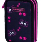 Piórnik podwójny bez wyposażenia ASTRABAG CAT'S EYES, AC2