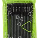 Długopis ze skuwką 0,5 mm ZENITH PIXEL czarny - 8 szt. opp bag