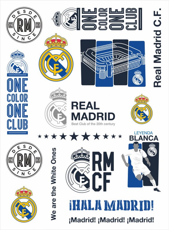 Tatuaże wodne RM-111 Real Madrid 3 Tatuaże wodne RM-111 Real Madrid 3 - obrazek 1