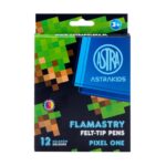 Flamastry okrągłe CX ASTRAKIDS PIXEL ONE - 12 kolorów