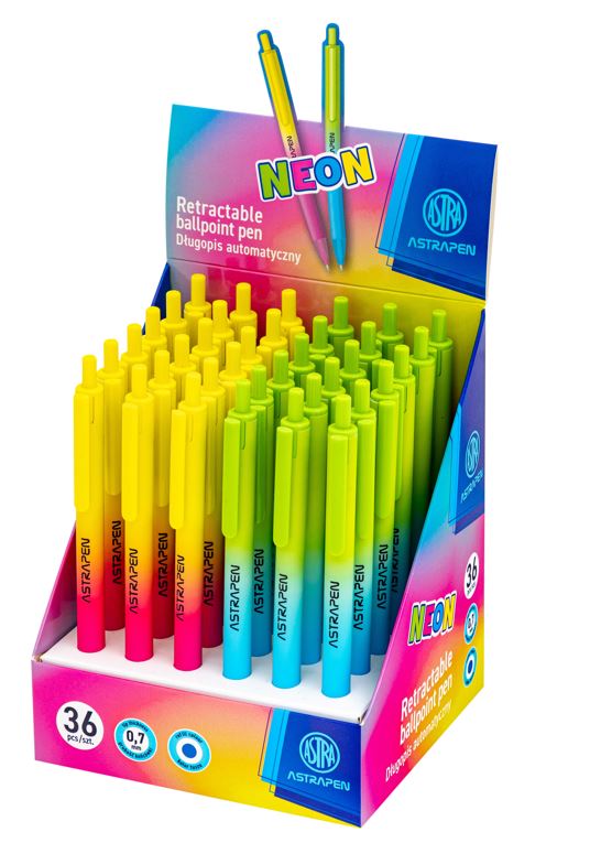 Długopis automatyczny soft touch 0,7 mm ASTRAPEN Gradient NEON Długopis automatyczny soft touch 0,7 mm ASTRAPEN Gradient NEON - obrazek 1