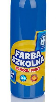 Farba szkolna Astra 250 ml - niebieska ciemna