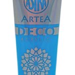Farba akrylowa DECO ARTEA 75 ml tuba - Neonowy Niebieski