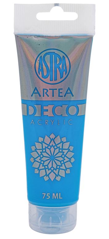 Farba akrylowa DECO ARTEA 75 ml tuba - Neonowy Niebieski Farba akrylowa DECO ARTEA 75 ml tuba - Neonowy Niebieski - obrazek 1