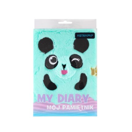 Pamiętnik z kłódką ASTRAPAP MINTY PANDA A5 96k