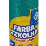 Farba szkolna Astra 250 ml - brokatowa zielona