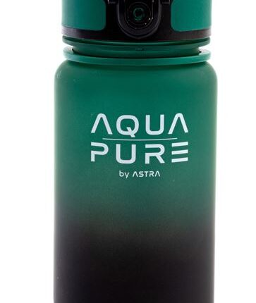 Bidon AQUA PURE by ASTRA 400 ml - green/black