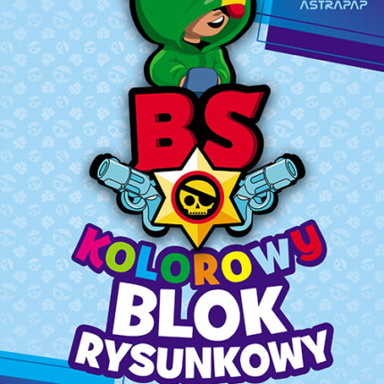 Blok kolorowy barwiony w masie ASTRAPAP A4 80g 15 ark "Pixel&Rabbit"