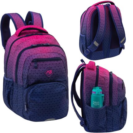 Plecak ABAG HEXAGON PINK OMBRE, AB200
