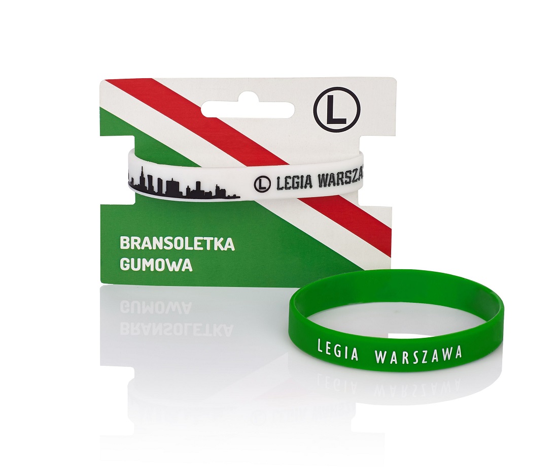 Bransoletka gumowa LG-06 Legia Bransoletka gumowa LG-06 Legia - obrazek 1
