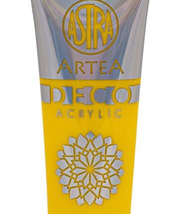 Farba akrylowa DECO ARTEA 75 ml tuba - Żółty