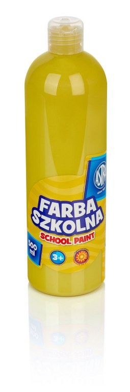 Farba szkolna Astra 500 ml - żółta Farba szkolna Astra 500 ml - żółta - obrazek 1