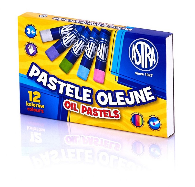 Pastele olejne Astra 12 kolorów Pastele olejne Astra 12 kolorów - obrazek 1