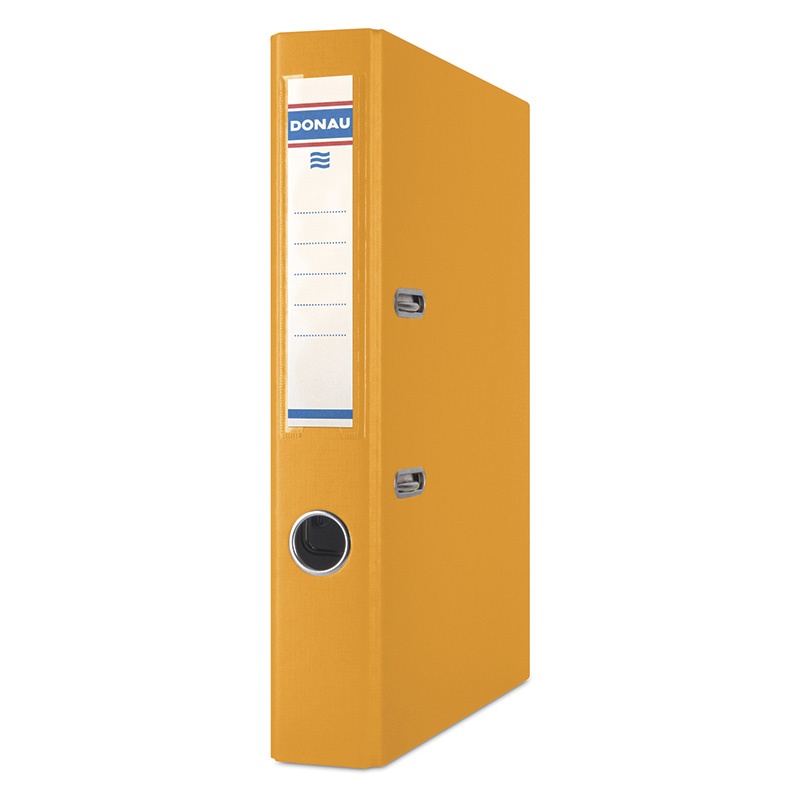 70513-19625-segregator_donau_premium_pp_a4_50mm_pomaranczo-800w Segregator DONAU Premium-S, PP, A4/50mm, pomarańczowy - obrazek 1