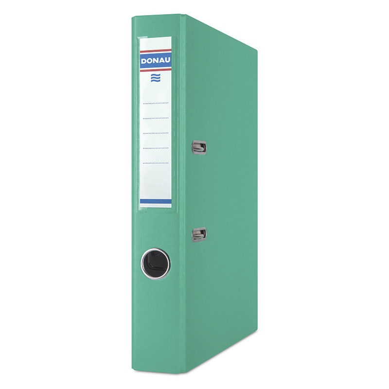 70533-18456-segregator_donau_premium_pp_a4_50mm_turkusowy-800w Segregator DONAU Premium-S, PP, A4/50mm, turkusowy - obrazek 1