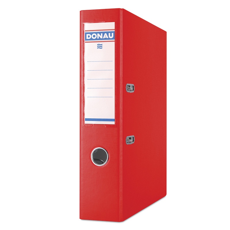 70755-14544-segregator_donau_master_pp_a4_75mm_czerwony-800w Segregator DONAU Master, PP, A4/75mm, czerwony - obrazek 1
