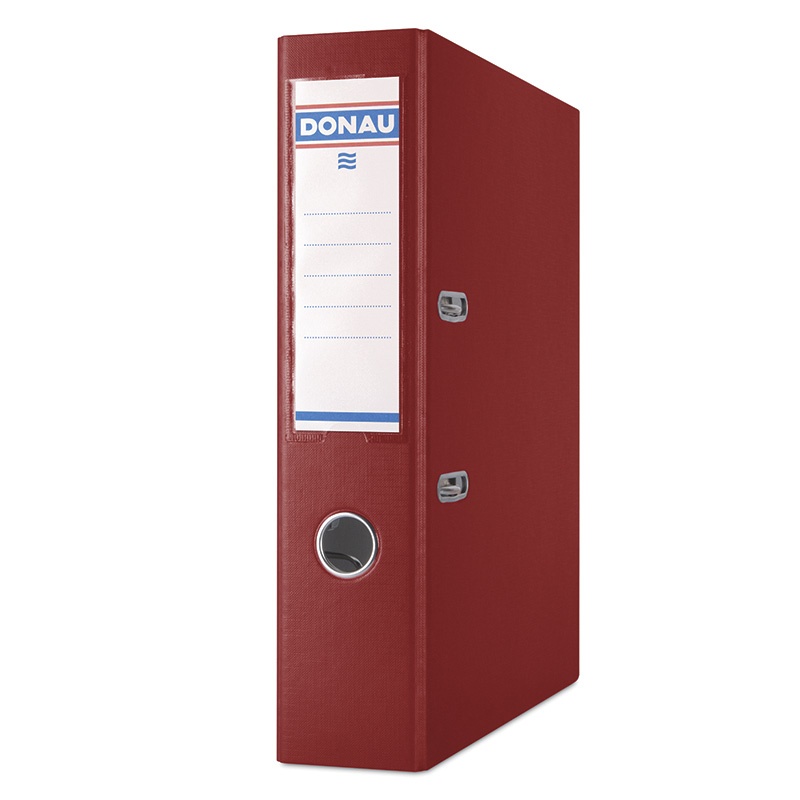 70758-14545-segregator_donau_master_pp_a4_75mm_bordowy-800w Segregator DONAU Master, PP, A4/75mm, bordowy - obrazek 1