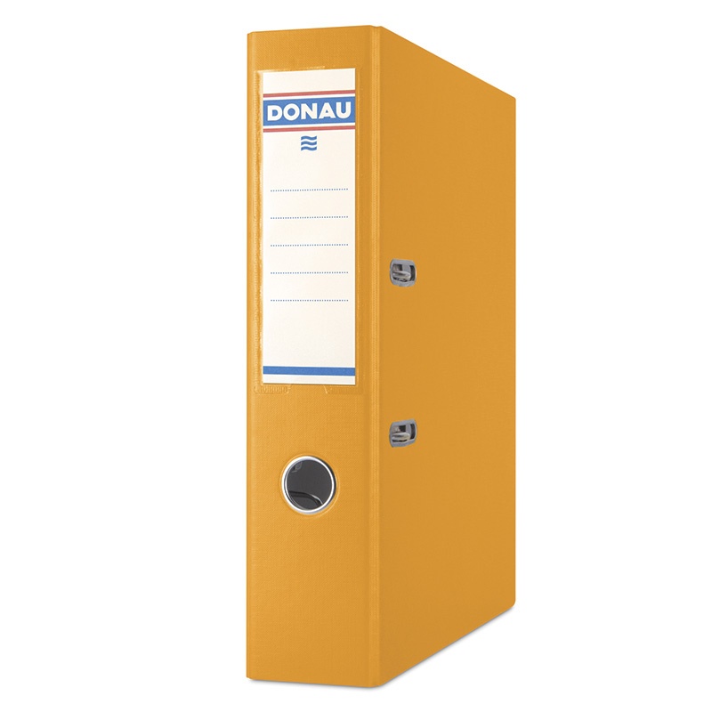 70773-14550-segregator_donau_master_pp_a4_75mm_pomaranczow-800w Segregator DONAU Master, PP, A4/75mm, pomarańczowy - obrazek 1