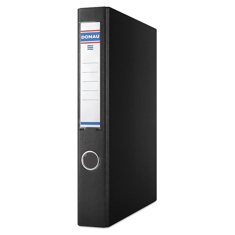 71233-14727-segregator_ringowy_donau_pp_a4_4rd_30mm_czarny-800w Segregator ringowy DONAU, PP, A4/4RD/30mm, czarny - obrazek 1