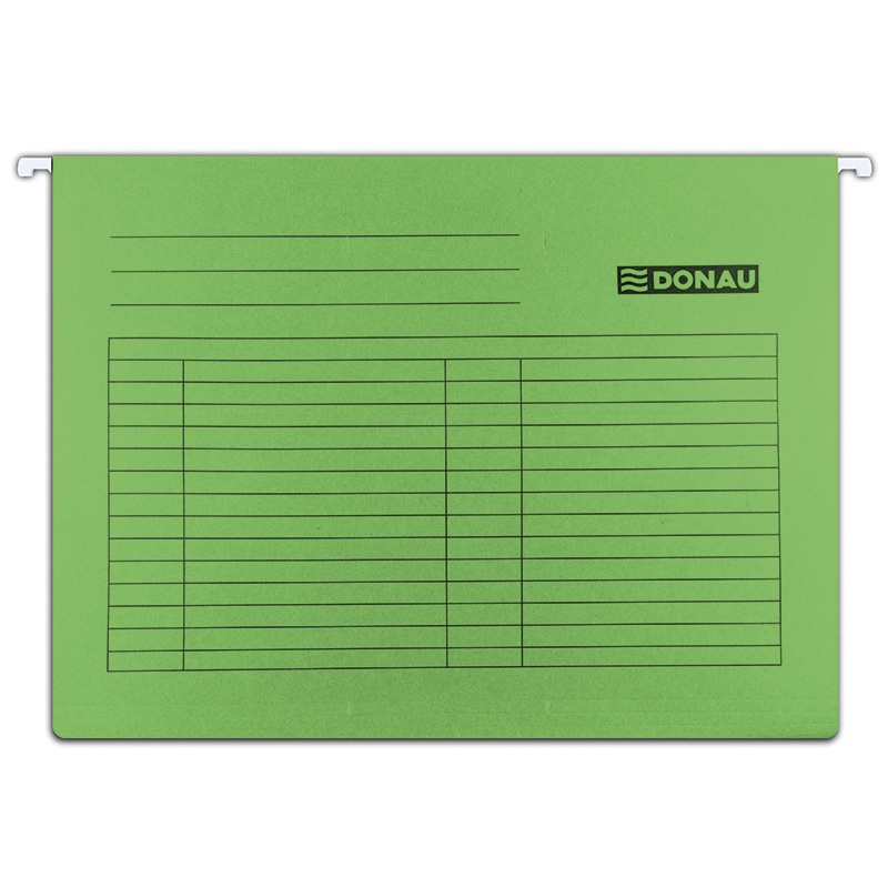 71640-15028-teczka_zawieszkowa_donau_a4_230gsm_zielona-800w Teczka zawieszkowa DONAU, A4, 230gsm, zielona (opakowanie 5 szt.) - obrazek 1