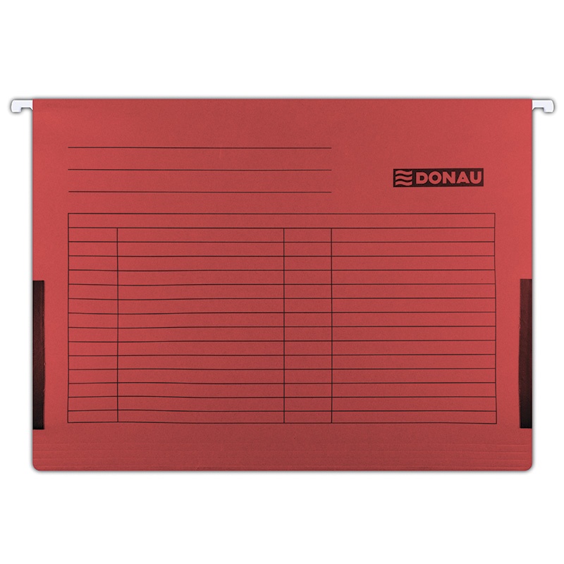 71656-15039-teczka_zawieszkowa_donau_z_boczkami_a4_230gsm_-800w Teczka zawieszkowa DONAU z boczkami, A4, 230gsm, czerwona (opakowanie 5 szt.) - obrazek 1