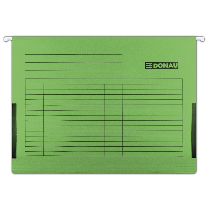 71658-15040-teczka_zawieszkowa_donau_z_boczkami_a4_230gsm_-800w Teczka zawieszkowa DONAU z boczkami, A4, 230gsm, zielona (opakowanie 5 szt.) - obrazek 1