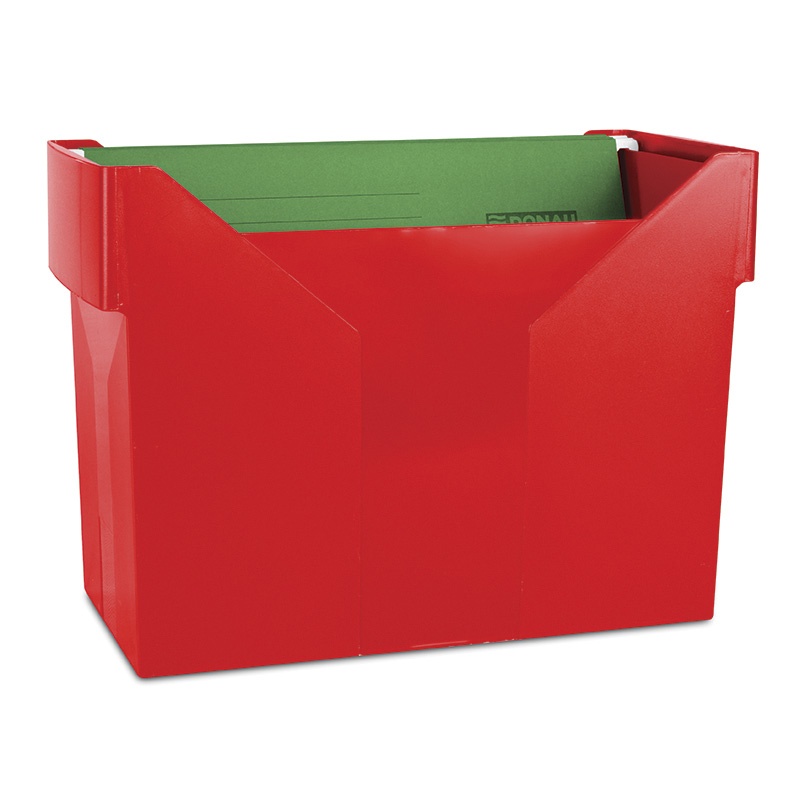 71669-15051-mini_archiwum_donau_plastikowe_czerwone_5_tecz-800w Mini archiwum DONAU z 5 teczkami, plastikowe, czerwone - obrazek 1