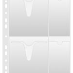 Koszulki na płyty CD/DVD DONAU, PP, A4, groszkowe, 160mikr.
