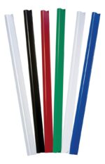 Listwa zaciskająca DONAU, PVC, A4, 10mm, do 100 kartek, transparentna - obrazek 2