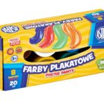 Farby plakatowe Astra 8 kol x 20 ml STANDARD BOX
