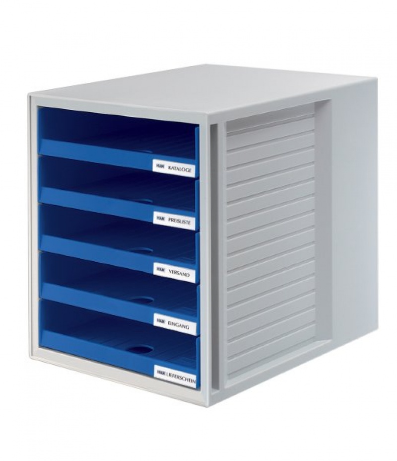 72151-18631-zestaw_5_szufladek_han_cabinetset_polistyren_a-800w Zestaw 5 szufladek HAN CabinetSet, polistyren, A4, otwarte, niebieski - obrazek 1
