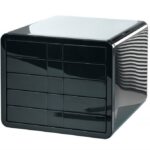 Zestaw 5 szufladek HAN iBox, ABS, A4, czarny