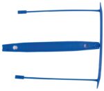 Klipsy archiwizacyjne Q-CONNECT E-Clip, grubość pliku max. 7cm, niebieski