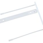Klipsy archiwizacyjne Q-CONNECT Z-Clip, grubość pliku max. 7cm, biały