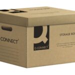 Pudło archiwizacyjne Q-CONNECT, karton, zbiorcze, szare